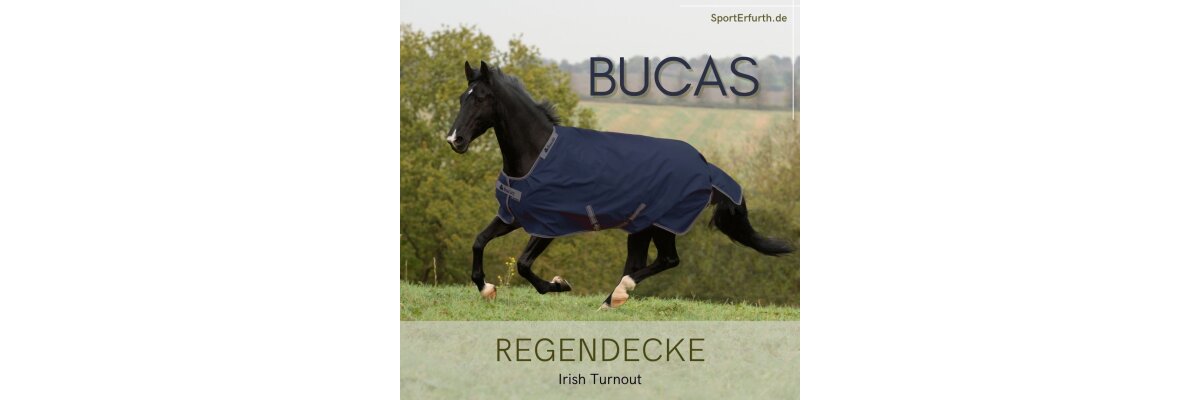 Die Bucas Irish Turnout Decke gibt es jetzt auch als limitierte 0g Version - Limitierte 0g Version der Bucas Irish Turnout Decke