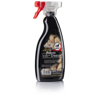 Leovet Power Striegel mit Walnuss für dunkle Pferde 550ml