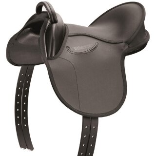 Wintec Kinder Reitkissen Ponysattel inkl. Webbers und Steigbügeln Edelstahl 10cm