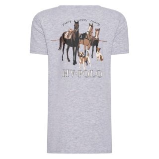 HV Polo Kids T-Shirt HVPPolo Family 7105-grey heather 164